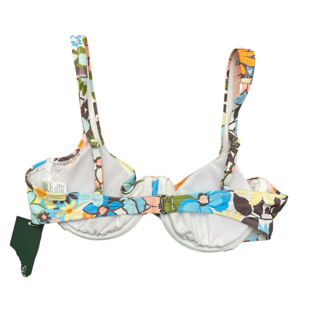 Wild Fable Floral Underwire Bikini Top Small (4–6) NWT - Picture 3 of 4